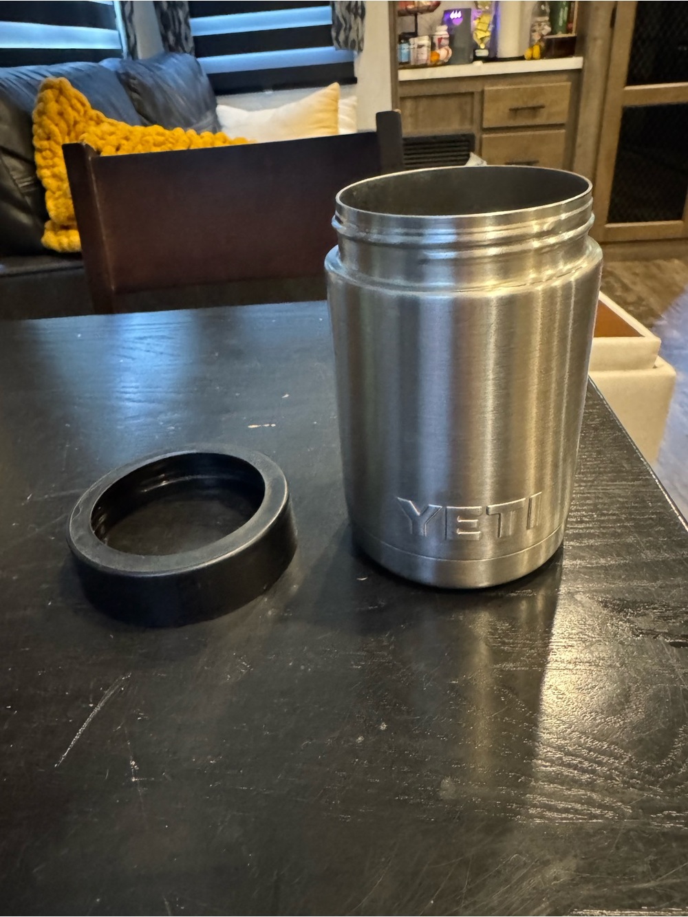 Yeti Stainless Steel Insulated Can Cooler - Silver